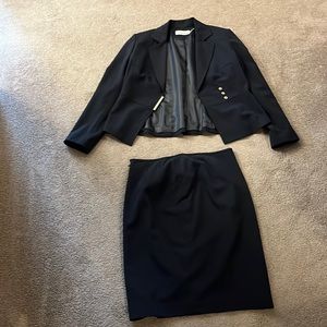 Calvin Klein Blazer Skirt Suit Set